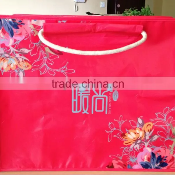 Foldable Large Shopping Bag With Zipper for Quilt Packing photo-6