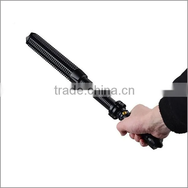 Rechargeable Telescopic Extendable 2000LM LED Self Defense Police Flash Light photo-2