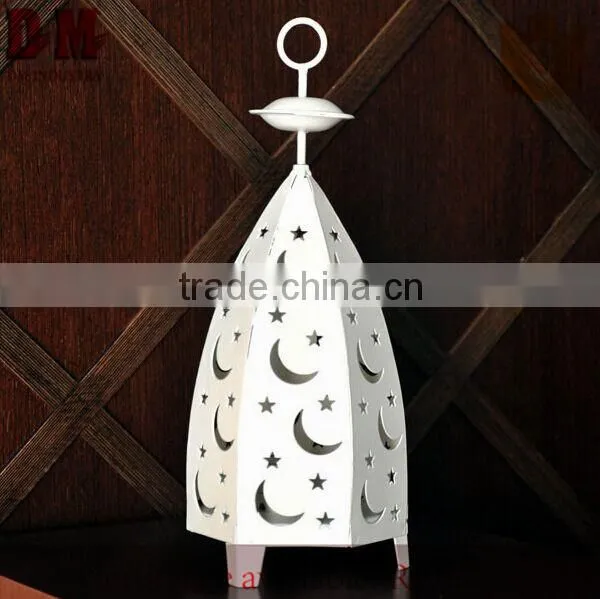 Portable Iron Office Candle Garden Lantern photo-2