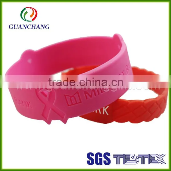 Wholesale Custom High Quality Fashion Energy Engraved Logo Festival Silicone Wristband Debossed for Events Bulk Buy From China photo-3