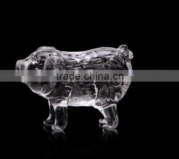 New Pig Figurine Make Glass Figurines for Home Decration