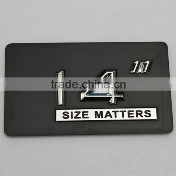 3d Stickers Chrome Car Custom Separated Letters /V6 Car Emblem photo-5