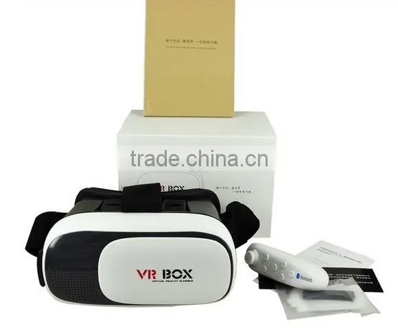 Head Mount Plastic VR BOX 2.0 Version Virtual Reality Glasses Cardboard for 3.5" - 6.0" Smart Phone and + Remoter Gamepad photo-6
