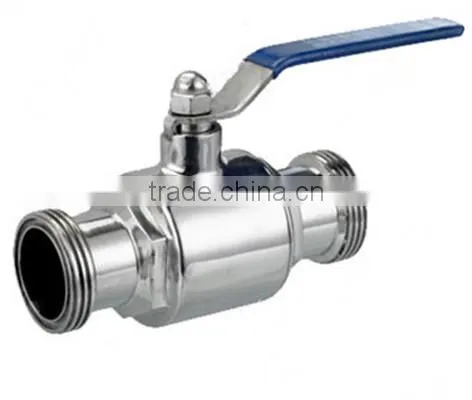 External Thread/Male threaded Straight Ball Valve