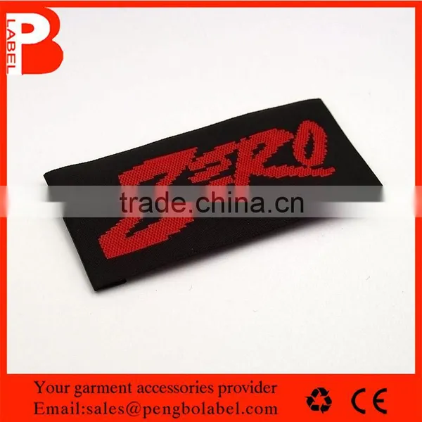 Custom Clothing Center Fold Woven Labels/woven Garment Label Made in China photo-6