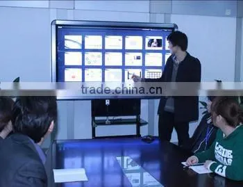 57 Inch Wall Hanging Windows System Touch Screen LCD Advertising Player photo-4