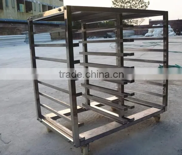 8 Trays 16 Pans Stainless Steel Food Trolley photo-4