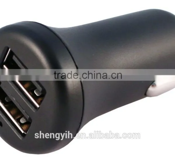 SY D4 5V 3.4A 2 USB Port Car Charger OEM/ODM USA Type Portable Charger Car Charger for All Smart Phone Iphone Android Samsung photo-3