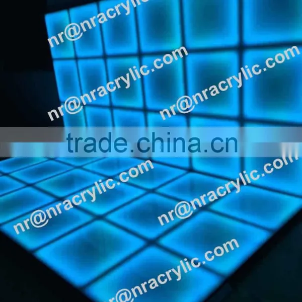 Shanghai Event Best Selling Portable LED Illuminated Color Changing Acrylic Led Dance Floor Wall photo-3