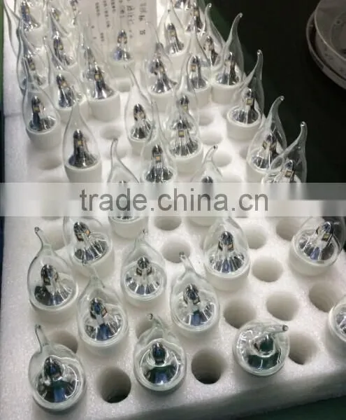 TIWIN 4W LED Candle 5700K Flame White Body With CE,RoHS&TUV Certification photo-6
