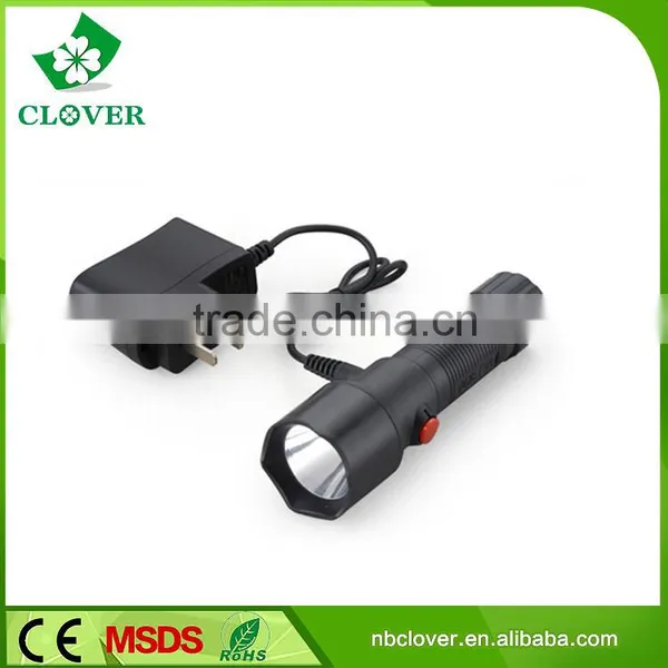China Wholesale ABS Powerful 1W Led Rechargeable Plastic Led Flashlight photo-2