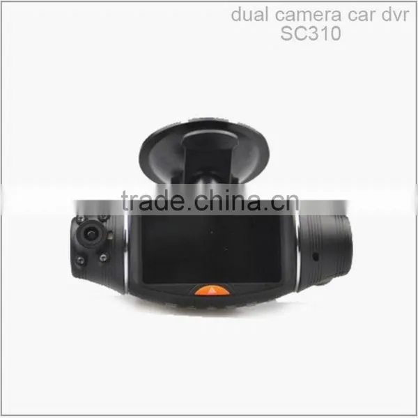 Wide Angle 120/140 Degree Adjustable Full HD Dual Camera Dash Cam photo-6