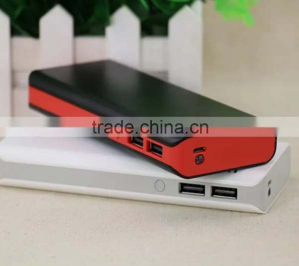 Free Sample Big Capacity Dual USB Port Portable Power Bank 15000mah photo-2