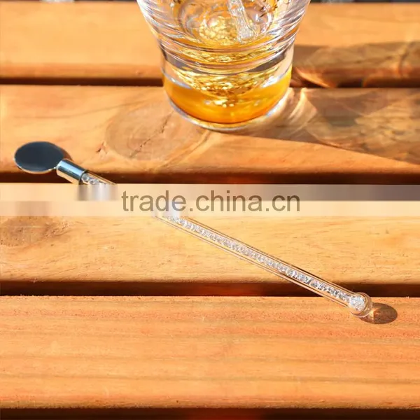 Very Useful Special Design Glass Cocktail Drink Stainless Steel Stirrer photo-3