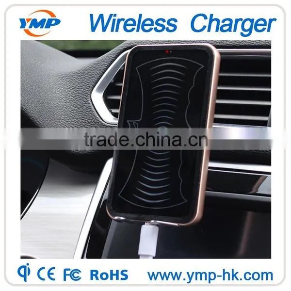 Qi Standard 3 Coils Car Mobile Phone Wireless Charger Holder photo-6