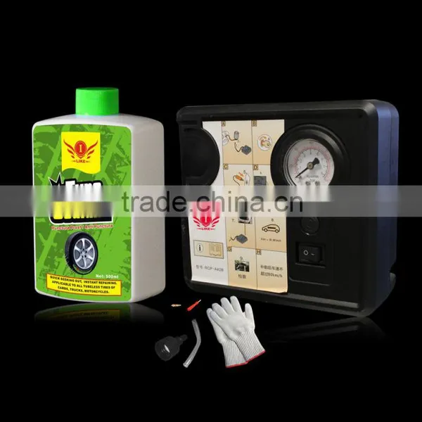 AEROPAK Tyre Puncture Repair Kit, Liquid Tire Sealant With Compressor Inflator, Mergency Tire Pump photo-4