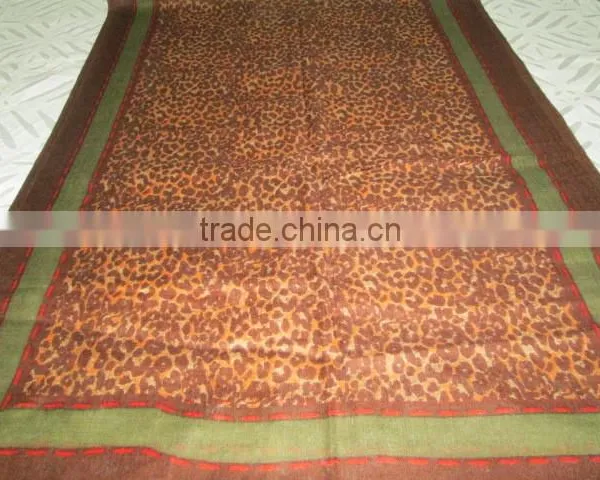NEW DESIGN 50% SILK 50% WOOL PRINTS STOLE photo-4