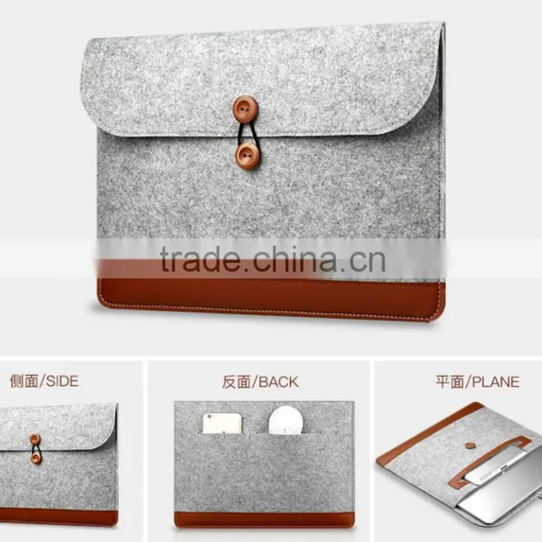Hot Laptop Carrying Bag Sleeve Case For MacBook, Carrying Felt Bag for Macbook photo-3