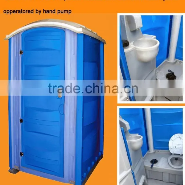 Cheap wc Portable Mobile Toilet Outdoor . Rotomolding Hand Pumping System Toilet Operraterd by Hand Pump Ceps photo-2