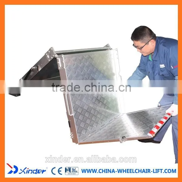 BMWR-3 Anti-skip Manual Folding Wheelchair Ramp for Van photo-2