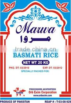 20 Kg Marwa Super Kernal Basmati Rice