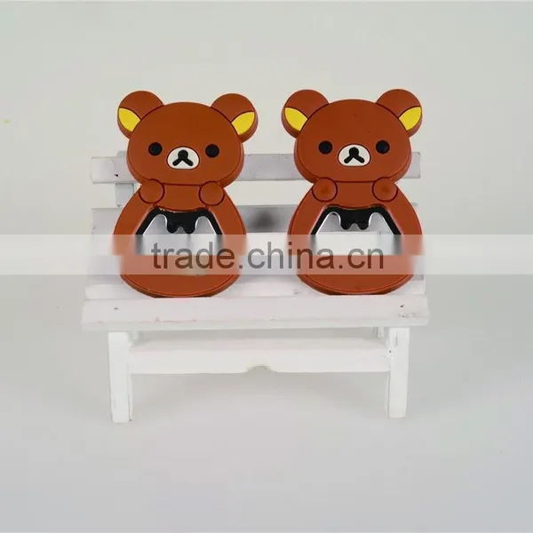 Eco-friendly Promotion Soft PVC Beer Bottle Opener photo-2