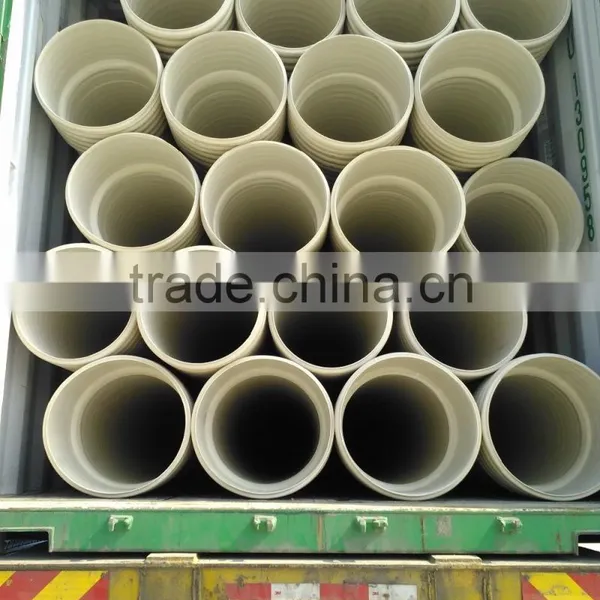 Black PE DWC Drain Pipe Waste Water Drainage Pipe 4kn 8kn photo-5