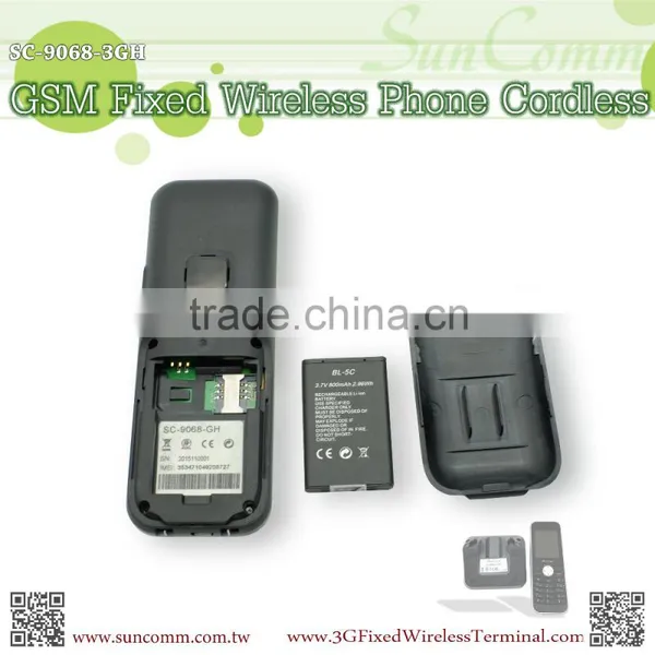 SC-9068-GH Small and Compact GSM Handset Cordless Phone With Hand-free Mode Redial Function photo-6