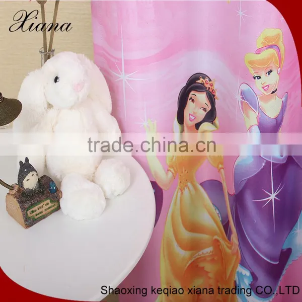 Cartoon Pattern With Princess ,curtain Ankara Fabric for Girl's Room