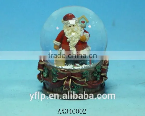 2015 Factory Hot New Products Resin Globes Crafts for Christmas Gifts photo-3