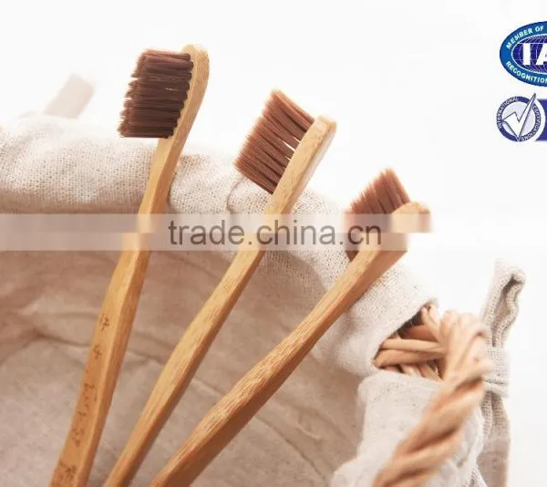 Good Quality Eco Friendly Bamboo Toothbrush, Hotel Bamboo Charcoal Toothbrushes photo-2