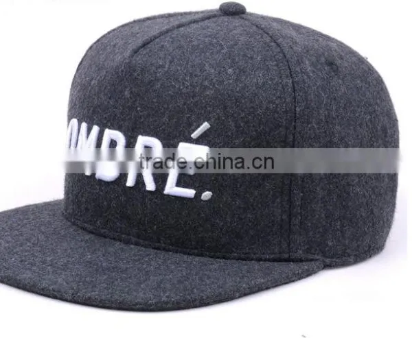 Square Flat Brim 3D Embroidery Fashion Wholesale Snapback Caps photo-5