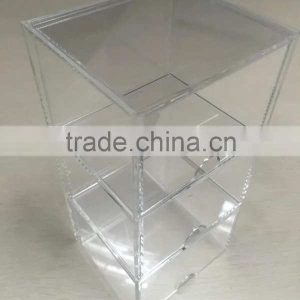 Unique Crystal Clear Plexiglass Souvenir Gift Box /acrylic Wedding Favor Candy Cube photo-4
