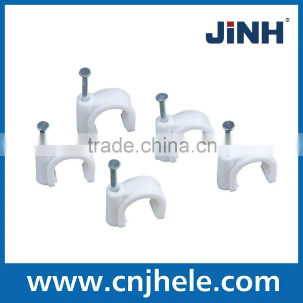 JINH customized size black white cable nail clip