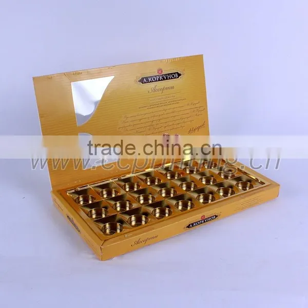 Cheap Chocolate Box Packaging With Paper Divider photo-2