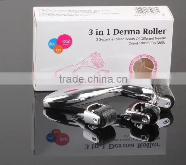 NL-301 Popular Derma Roller Microneedle Skin Rejuvenation Face Whitening Facial Kit Derma Roller photo-2