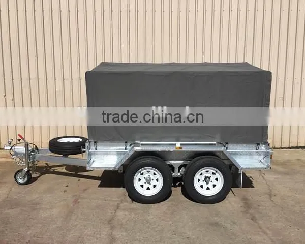 Galvanized Tandem 8X5 Trailer With Canvas Tops photo-4