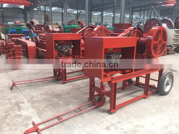 High Quality Diesel Engine Small Jaw Crusher Mobile Stone Crusher Machine for Sale photo-2