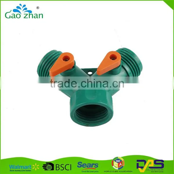 Manufacturer Plastic Y TEE Coupling Male ad Female Hose Connector Tap Connector photo-2