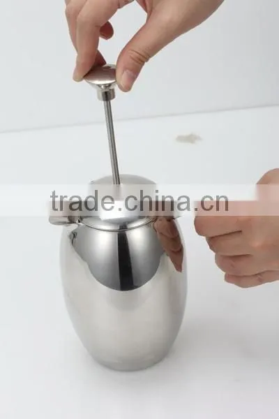 Round Shape Colorful Stainless Steel Unique Coffee Press Maker(MSUB) photo-3