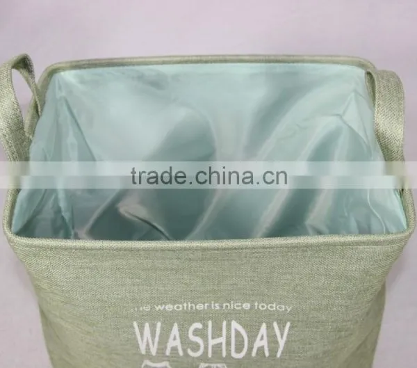 600D Oxford Cloth Laundry Pop up Hamper Basket Beautiful Large Laundry Basket With Wheels photo-4