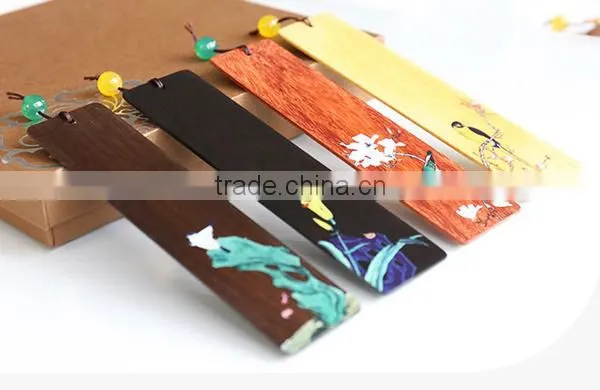 Natural Wooden Bookmark, Custom Handmade Wood Crafts Gift photo-2