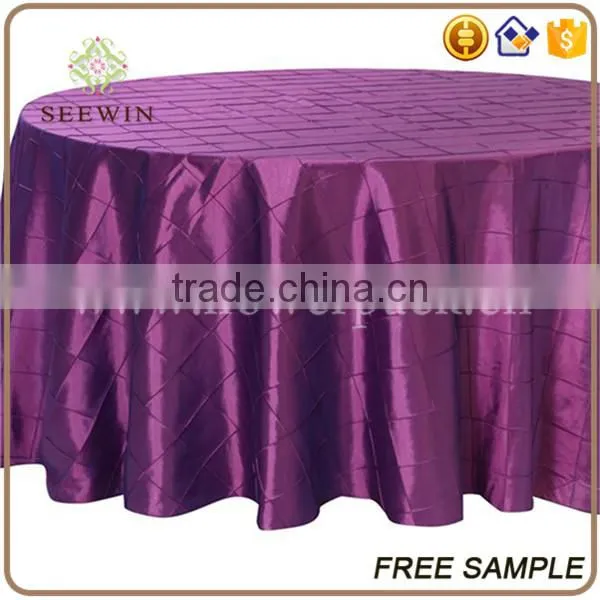 Luxury Polyester Taffeta Table Cloths for Round Tables photo-6