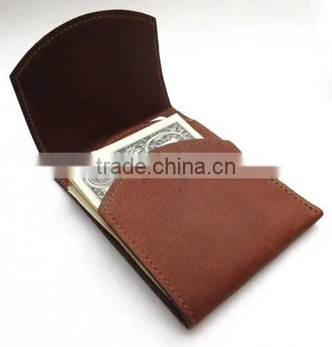 Brown Little Front Pocket Wallets Card Holder photo-4