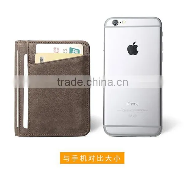 Promotion Gift PU Leather Pouch , Card Holder Leather Wallet photo-2