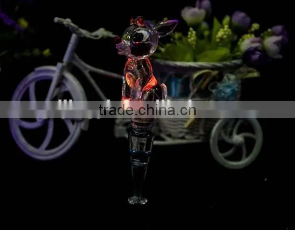 Clear Acrylic Led Color Changing Beer Bottle Stopper Supplier photo-4