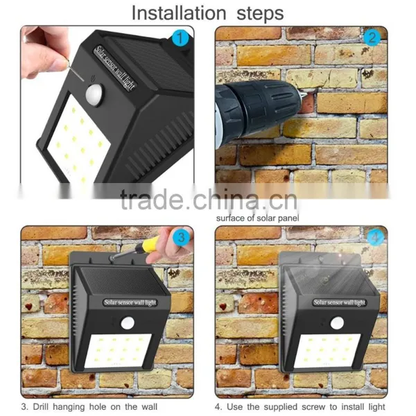 12LED Outdoor Wireless Solar Energy Powered Motion Sensor Solar Sensor Light for Patio,yard, photo-6