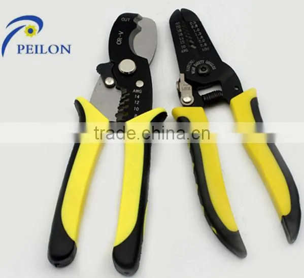 Wire Stripper Carbon Steel 2 Colors Handle Crimping Pliers Multil-Functional Crimping Plier photo-5