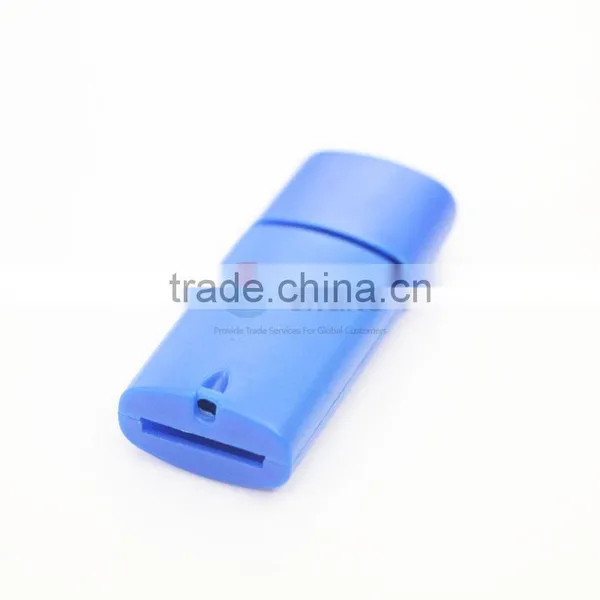 High Speed Blue Plastic TF Card Reader
