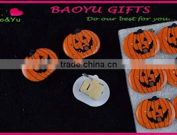 Halloween Badge LED Flicker Badge Pumpkin Ghost Badge photo-3